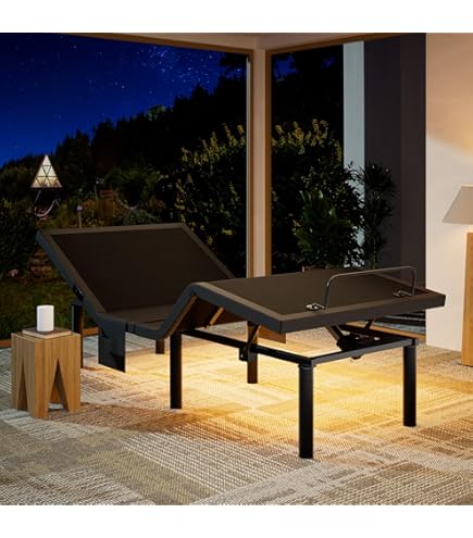 Amazon.com: Reverie R650 TwXL Dual Tilt Adjustable Bed Base : Home